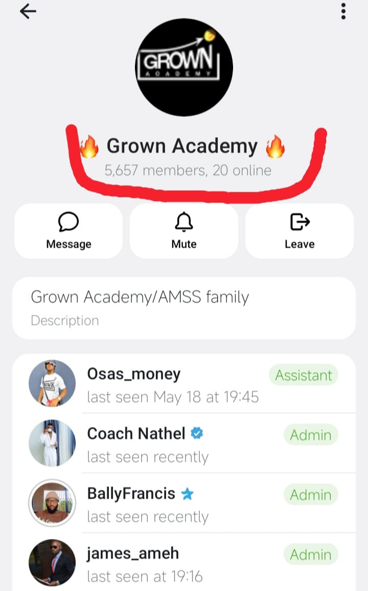 Grown Academy community